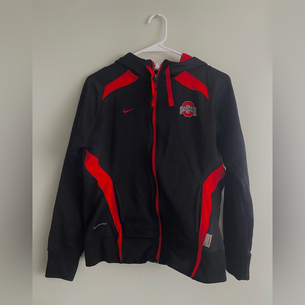 Women’s Medium Nike Ohio State zip up hoodie jacket.